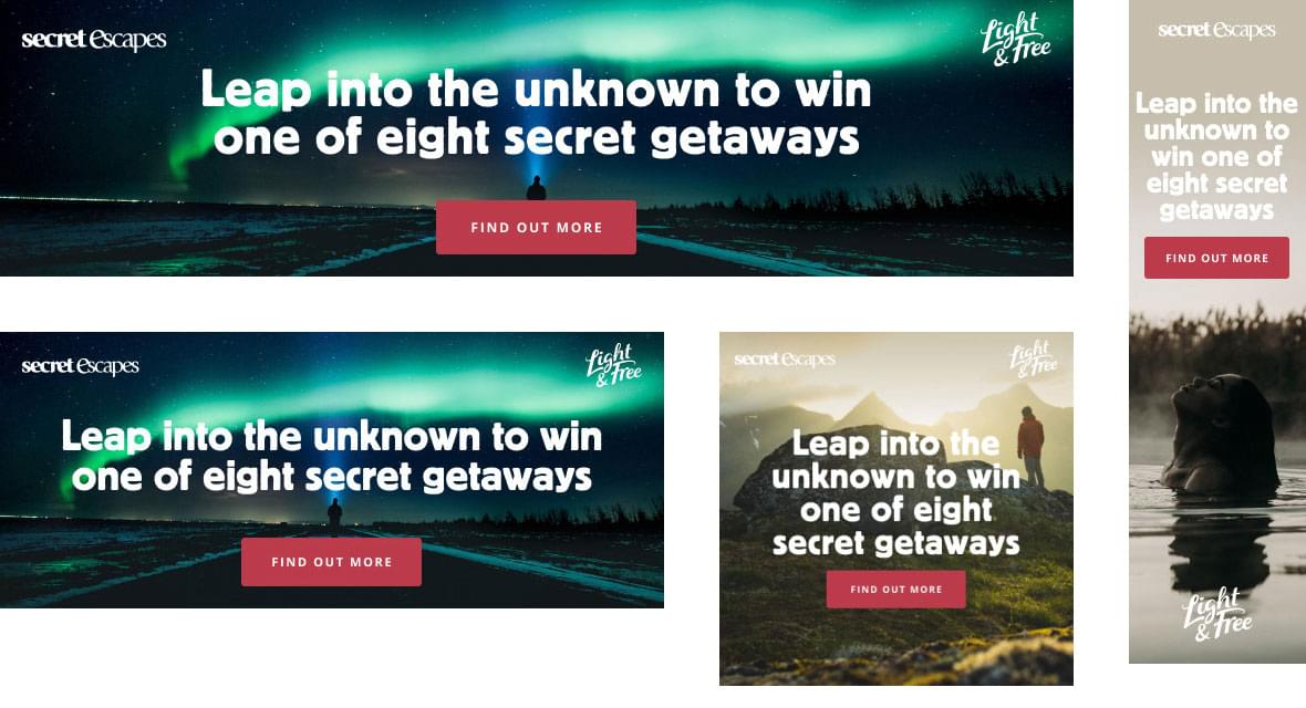 Light & Free display set